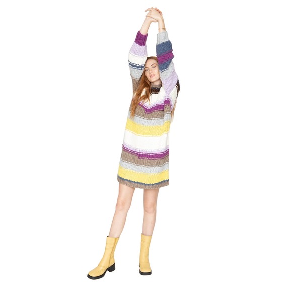 NWOT Callahan Paz Sweater Dress, Size S (Oversized) - Picture 5 of 9